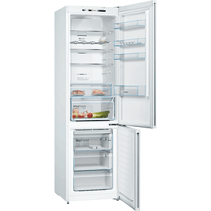 Serie 4 Frigorífico combinado de libre instalación 203 x 60 cm Blanco, Total NoFrost BOSCH