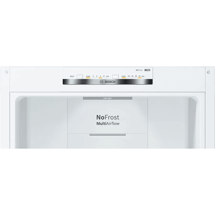 Serie 4 Frigorífico combinado de libre instalación 186 x 60 cm Blanco, Total NoFrost BOSCH 3