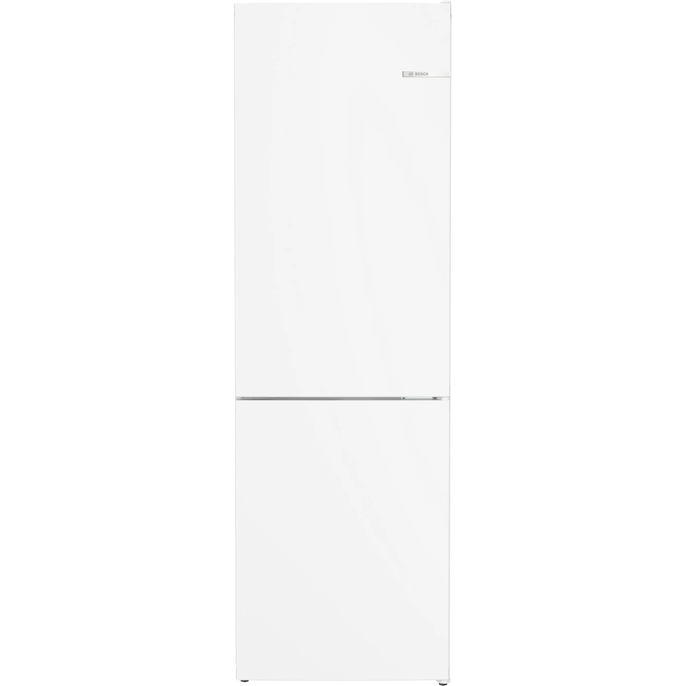 Serie 4 Frigorífico combinado de libre instalación 186 x 60 cm Blanco, Total NoFrost BOSCH 1