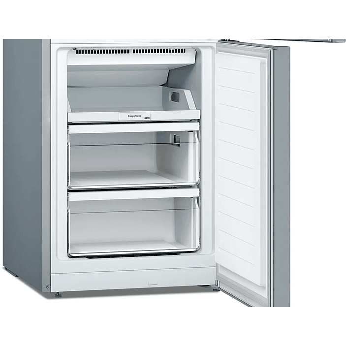 Serie 2 Frigorífico combinado de libre instalación 176 x 60 cm Acero mate antihuellas, Total NoFrost BOSCH 10