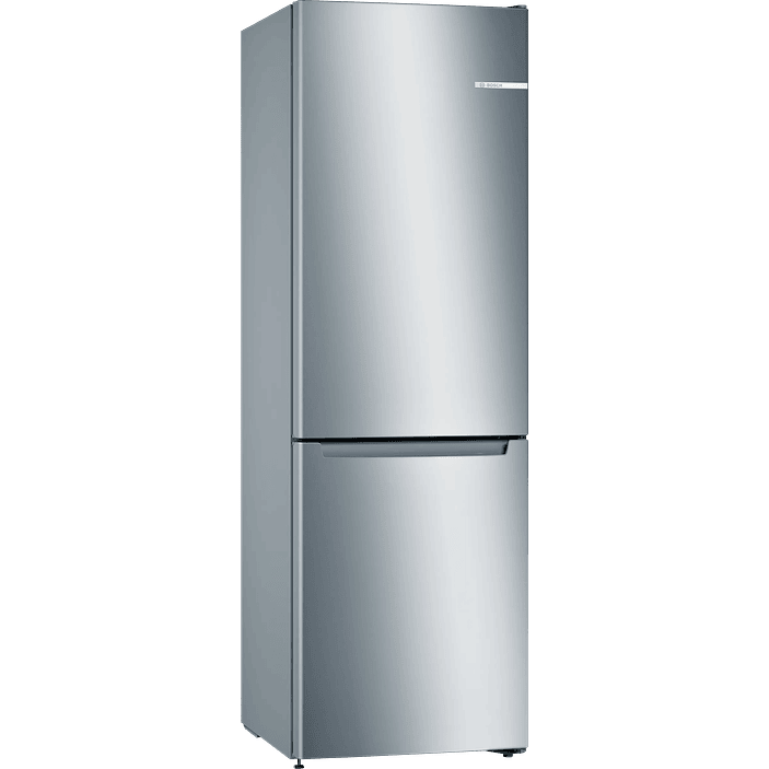 Serie 2 Frigorífico combinado de libre instalación 176 x 60 cm Acero mate antihuellas, Total NoFrost BOSCH 1