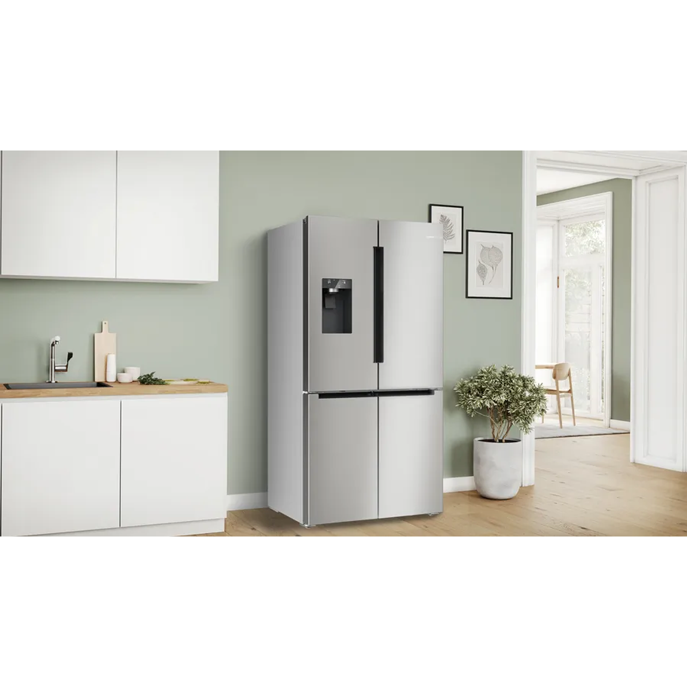 Serie 6 Multipuerta 183 x 90.5 cm Acero antihuellas, Total NoFrost BOSCH 2