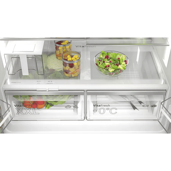 Serie 6 Multipuerta 183 x 90.5 cm Acero antihuellas, Total NoFrost BOSCH 12