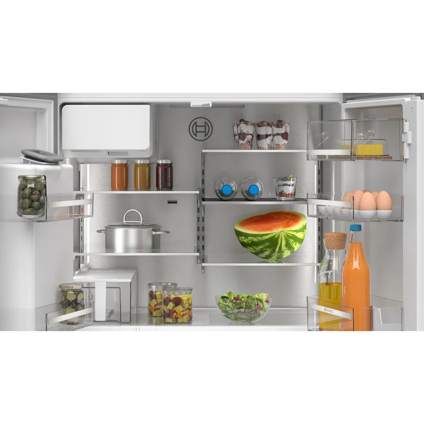 Serie 6 Multipuerta 183 x 90.5 cm Acero antihuellas, Total NoFrost BOSCH 16