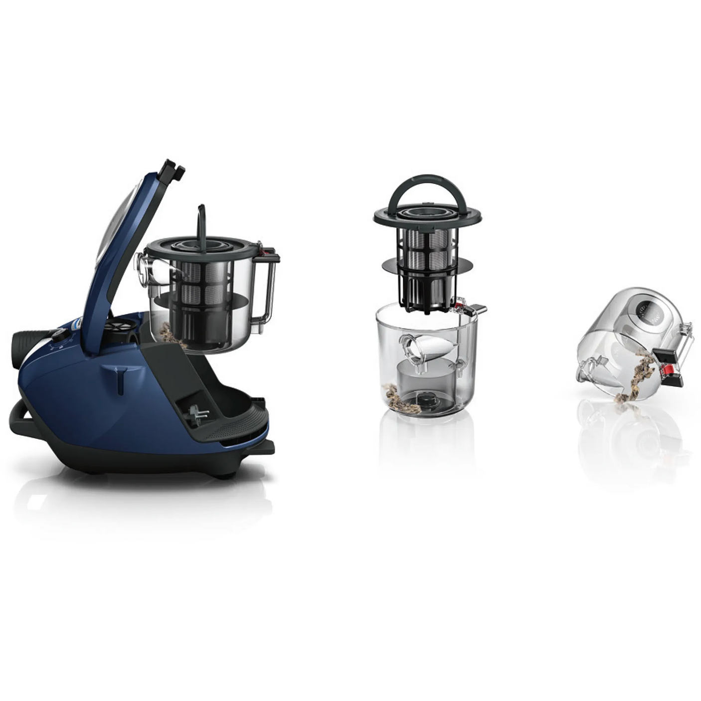Serie 8 Aspirador sin bolsa ProSilence Azul BOSCH 4