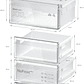Serie 4 Frigorífico combinado de libre instalación 203 x 60 cm Acero antihuellas, Total NoFrost, MultiAir Flow BOSCH - Miniatura 15