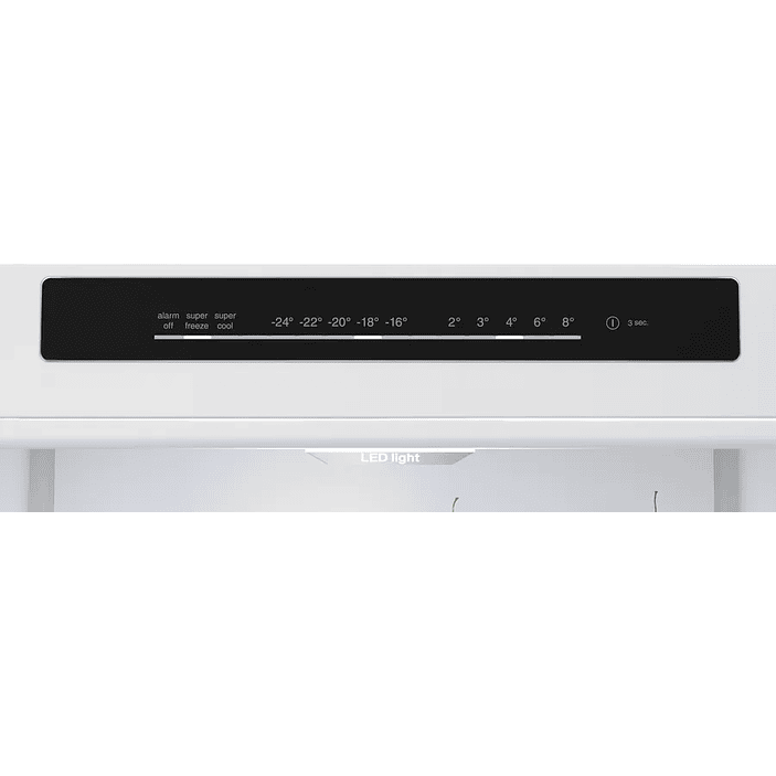 Serie 4 Frigorífico combinado de libre instalación 203 x 60 cm Acero antihuellas, Total NoFrost, MultiAir Flow BOSCH 4