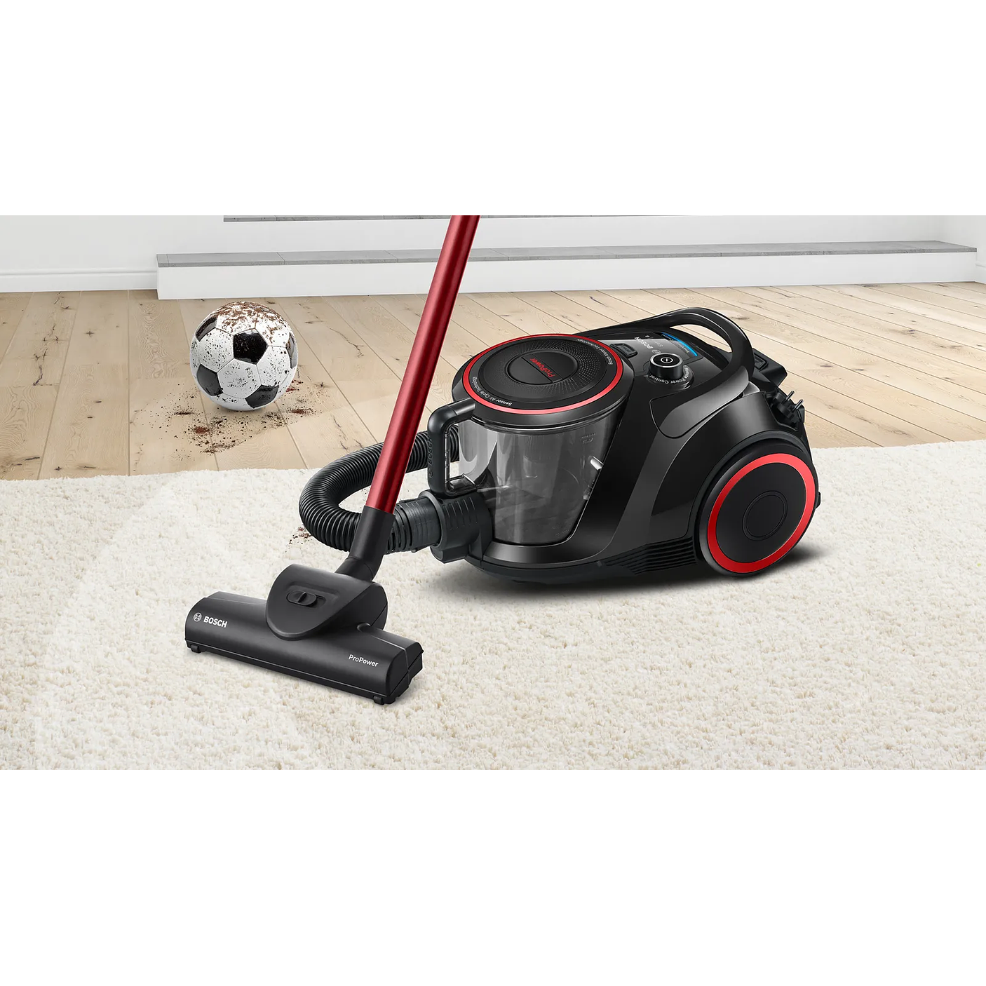 Serie 6 Aspirador sin bolsa Negro BOSCH 2