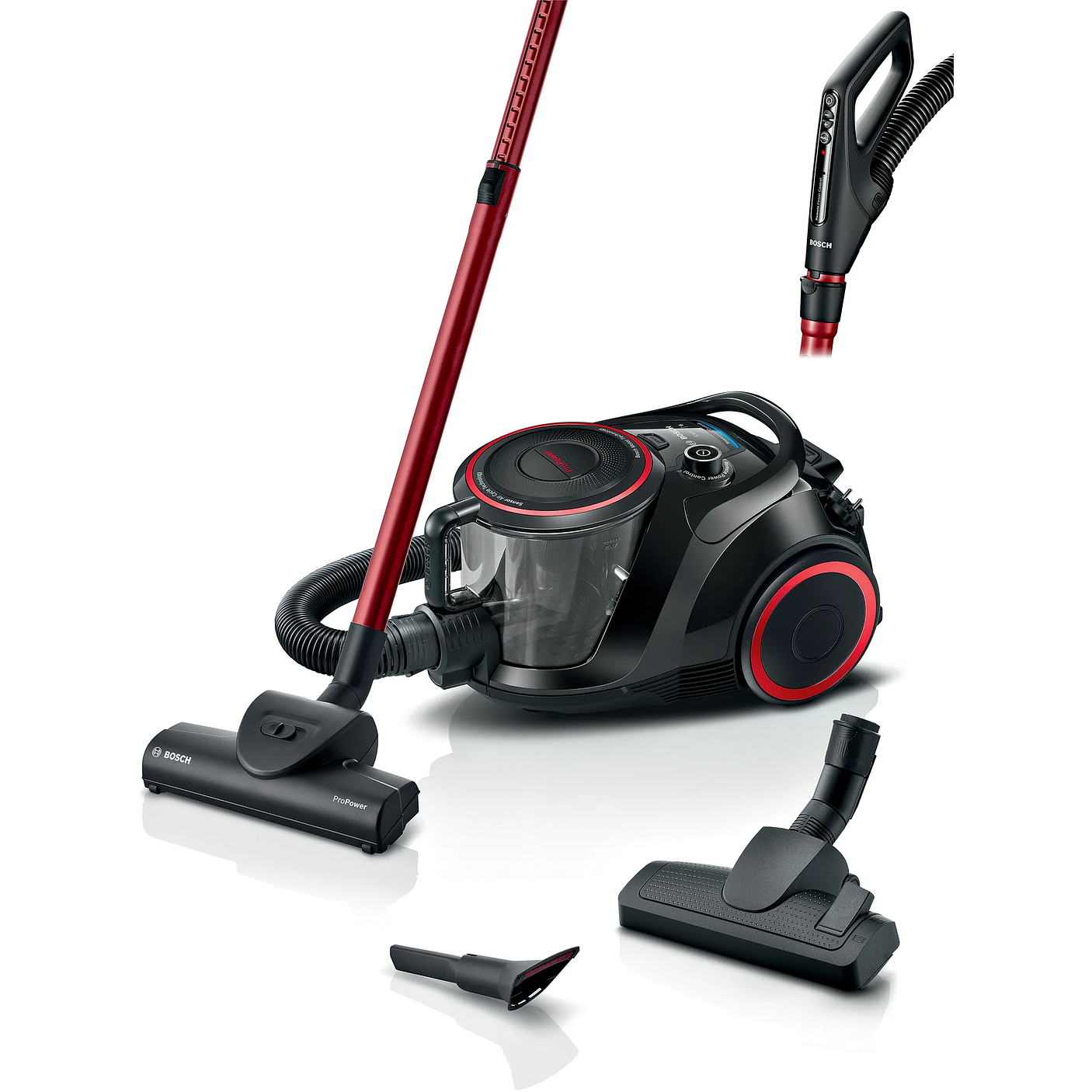 Serie 6 Aspirador sin bolsa Negro BOSCH 1