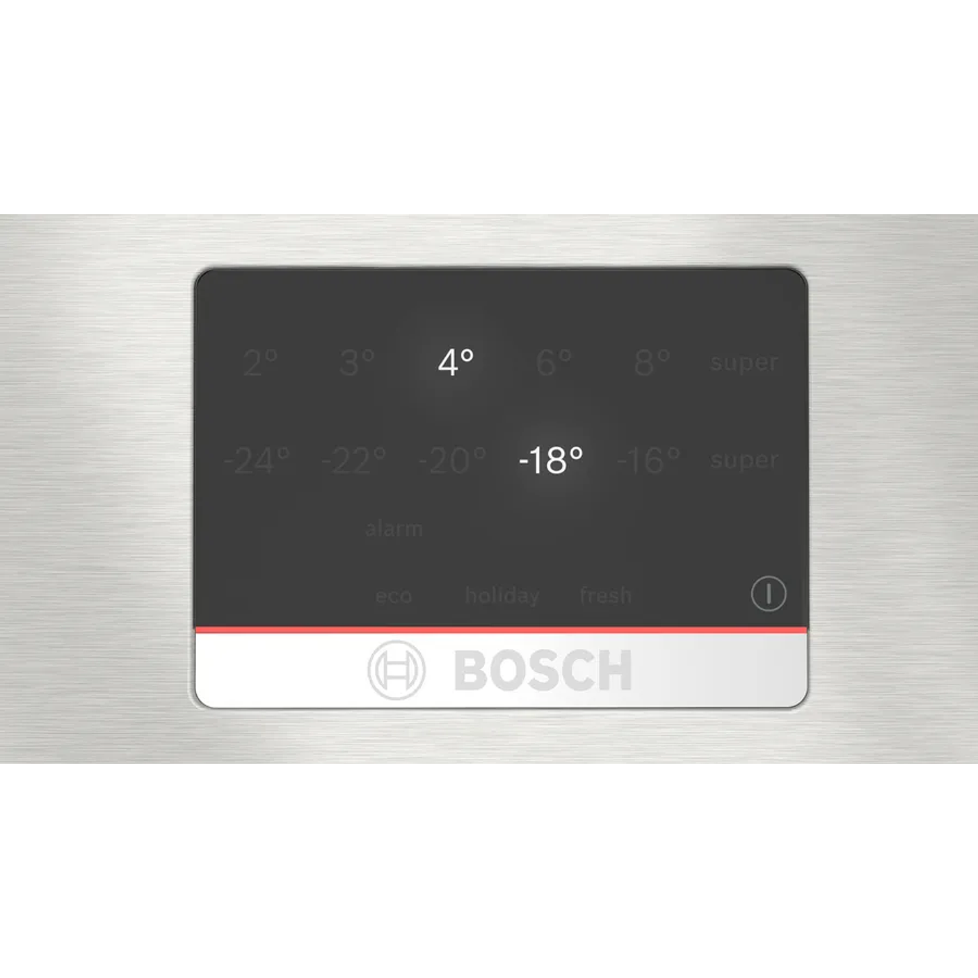 Serie 4 Frigorífico combinado de libre instalación 203 x 60 cm Acero antihuellas, Total NoFrost BOSCH 5