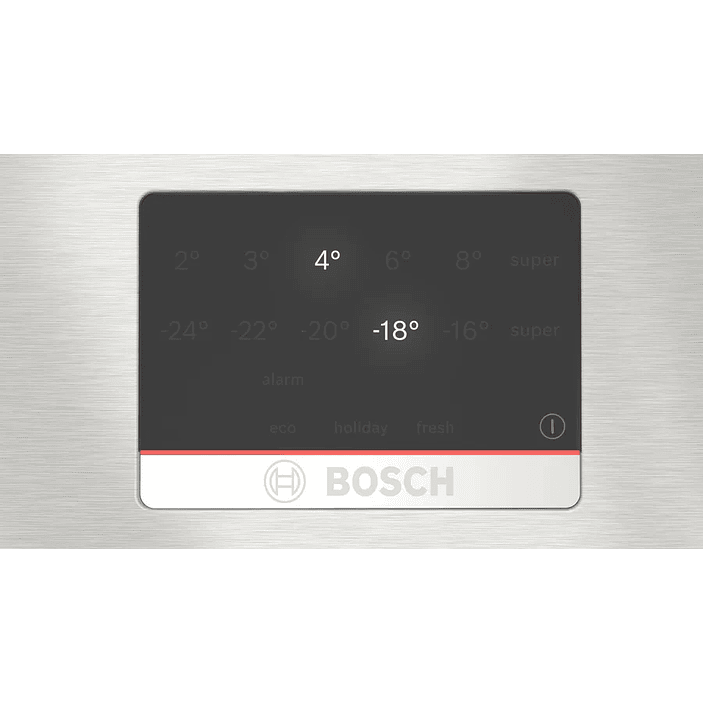 Serie 4 Frigorífico combinado de libre instalación 203 x 60 cm Acero antihuellas, Total NoFrost BOSCH 5