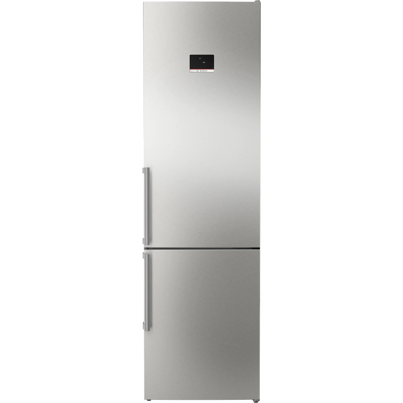 Serie 4 Frigorífico combinado de libre instalación 203 x 60 cm Acero antihuellas, Total NoFrost BOSCH 1