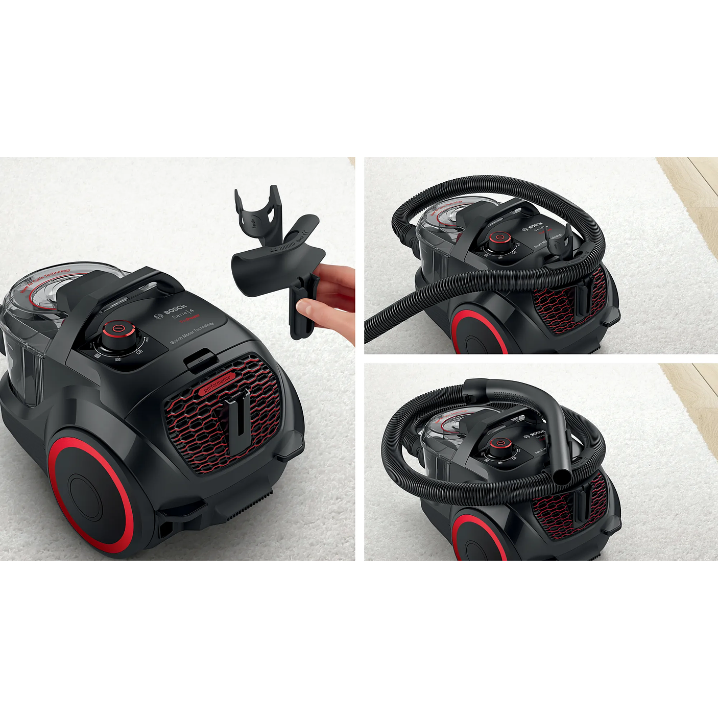 Serie 4 Aspirador sin bolsa ProPower Negro BOSCH 10