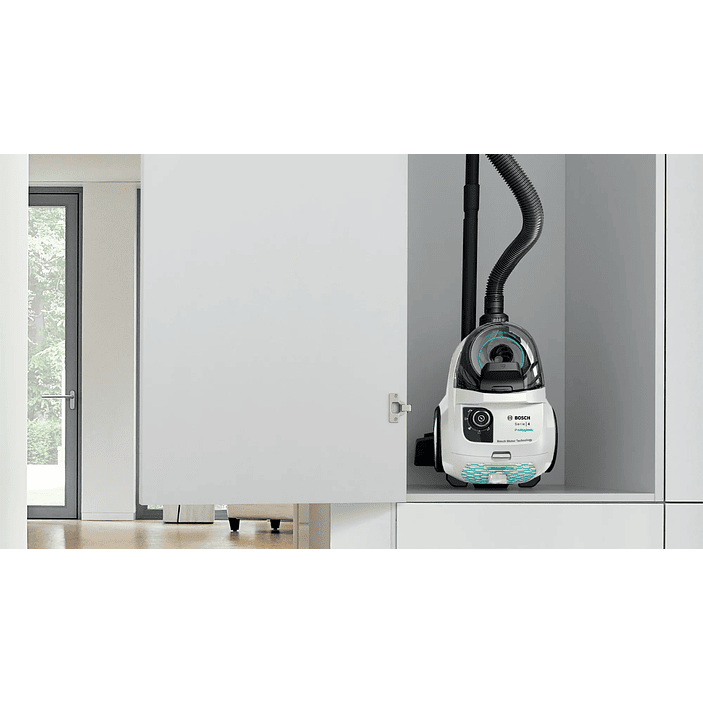 Serie 4 Aspirador sin bolsa ProHygienic Blanco BOSCH 3