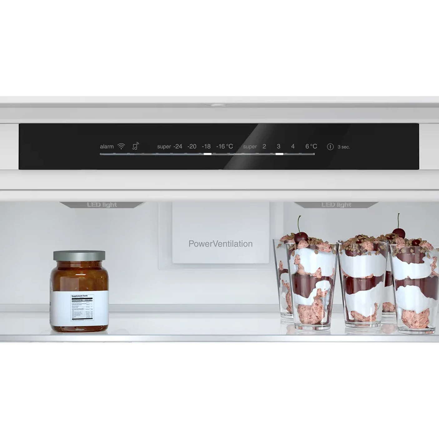 Serie 6 Frigorífico combi integrable 193.5 x 70.8 cm Cierre SoftClose con puerta fija BOSCH 5