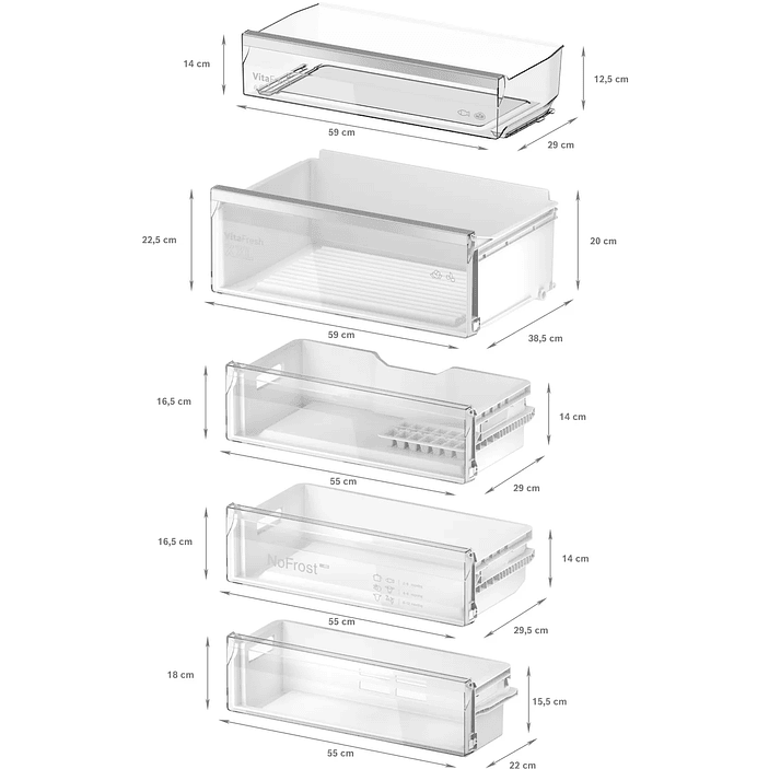 Serie 6 Frigorífico combi integrable 193.5 x 70.8 cm Cierre SoftClose con puerta fija BOSCH 12