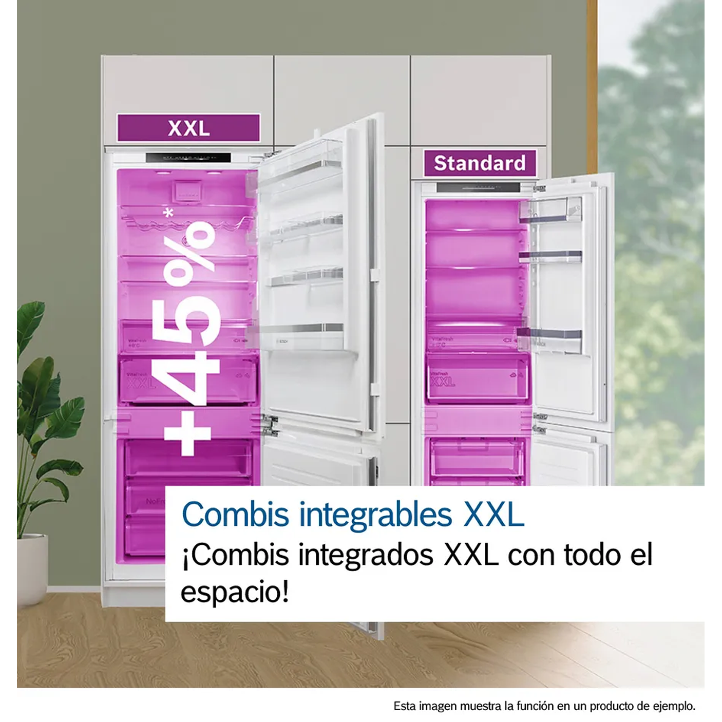 Serie 6 Frigorífico combi integrable 193.5 x 70.8 cm Cierre SoftClose con puerta fija BOSCH 10