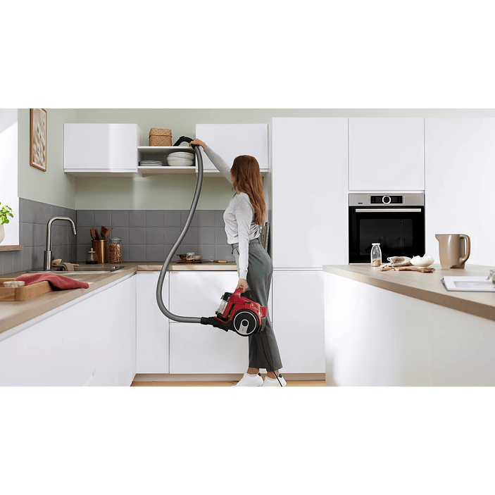 Serie 2 Aspirador sin bolsa Rojo BOSCH 3