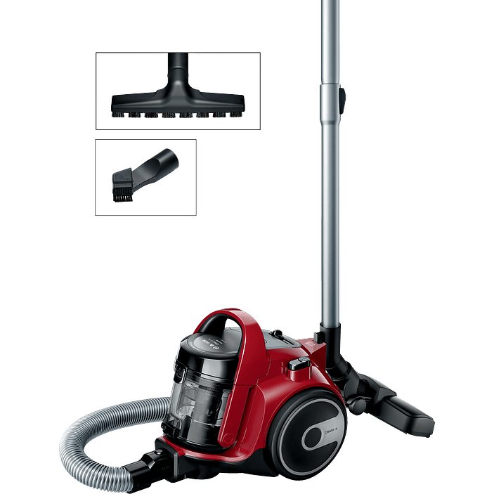 Serie 2 Aspirador sin bolsa Rojo BOSCH 1