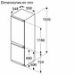 Serie 4 Frigorífico combi integrable 193.5 x 55.8 cm Puerta fija, EcoAirflow BOSCH - Miniatura 16