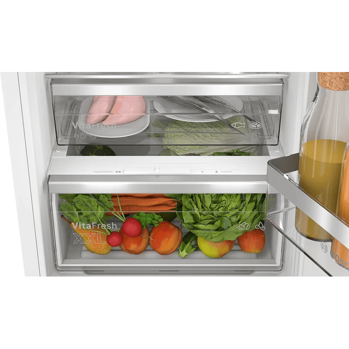 Serie 4 Frigorífico combi integrable 193.5 x 55.8 cm Puerta fija, EcoAirflow BOSCH 6