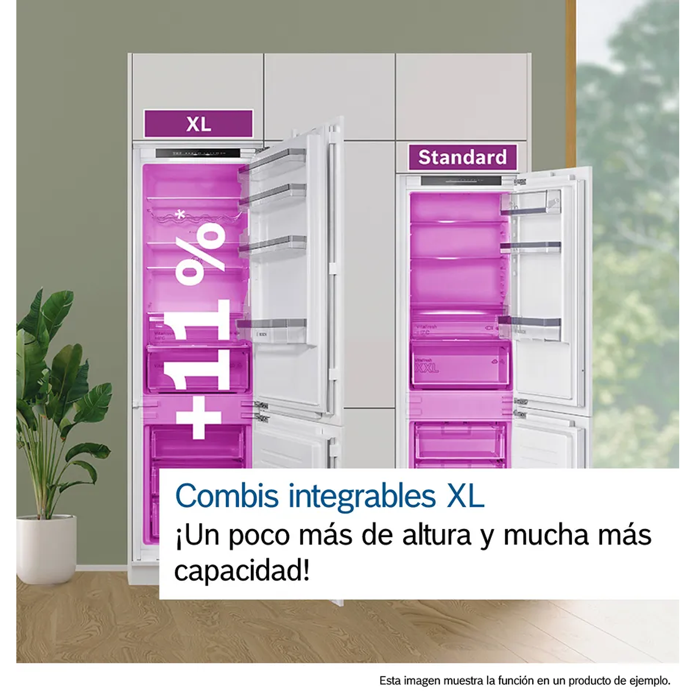 Serie 4 Frigorífico combi integrable 193.5 x 55.8 cm Puerta fija, EcoAirflow BOSCH 11