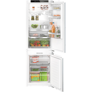 Serie 6 Frigorífico combi integrable 177.2 x 55.8 cm Cierre SoftClose con puerta fija, Tecnología Inverter BOSCH