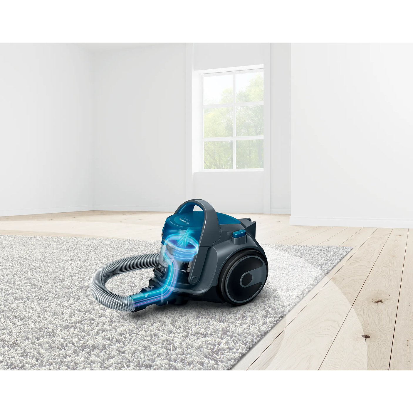 Serie 2 Aspirador sin bolsa Azul BOSCH 2