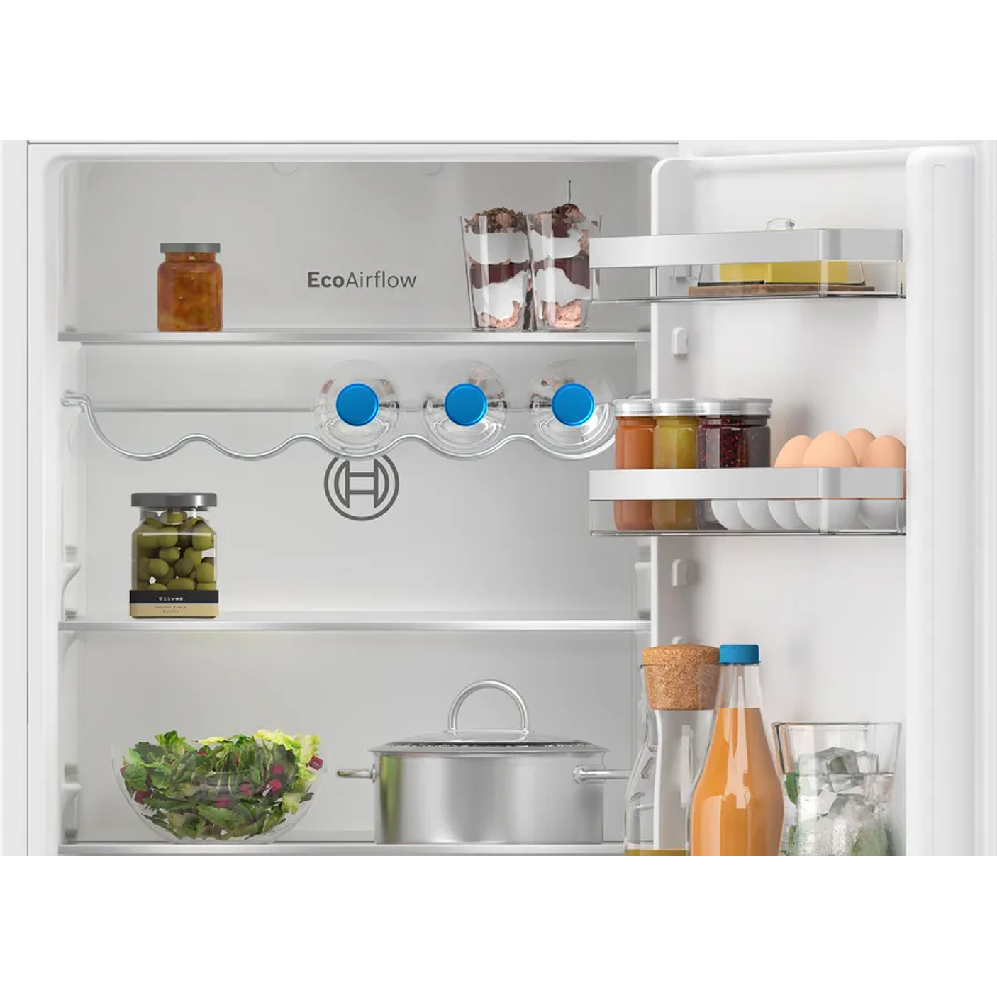 Serie 4 Frigorífico combi integrable 177.2 x 54.1 cm Puerta fija BOSCH 4