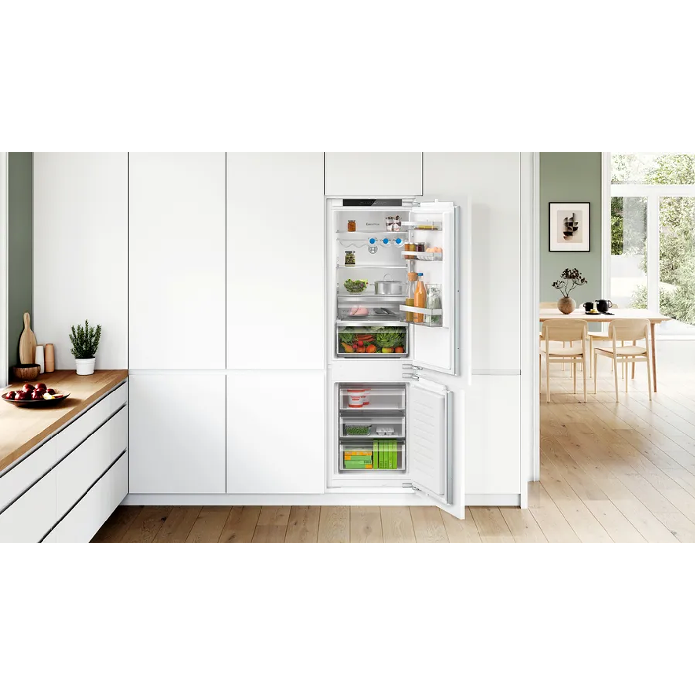 Serie 4 Frigorífico combi integrable 177.2 x 54.1 cm Puerta fija BOSCH 2