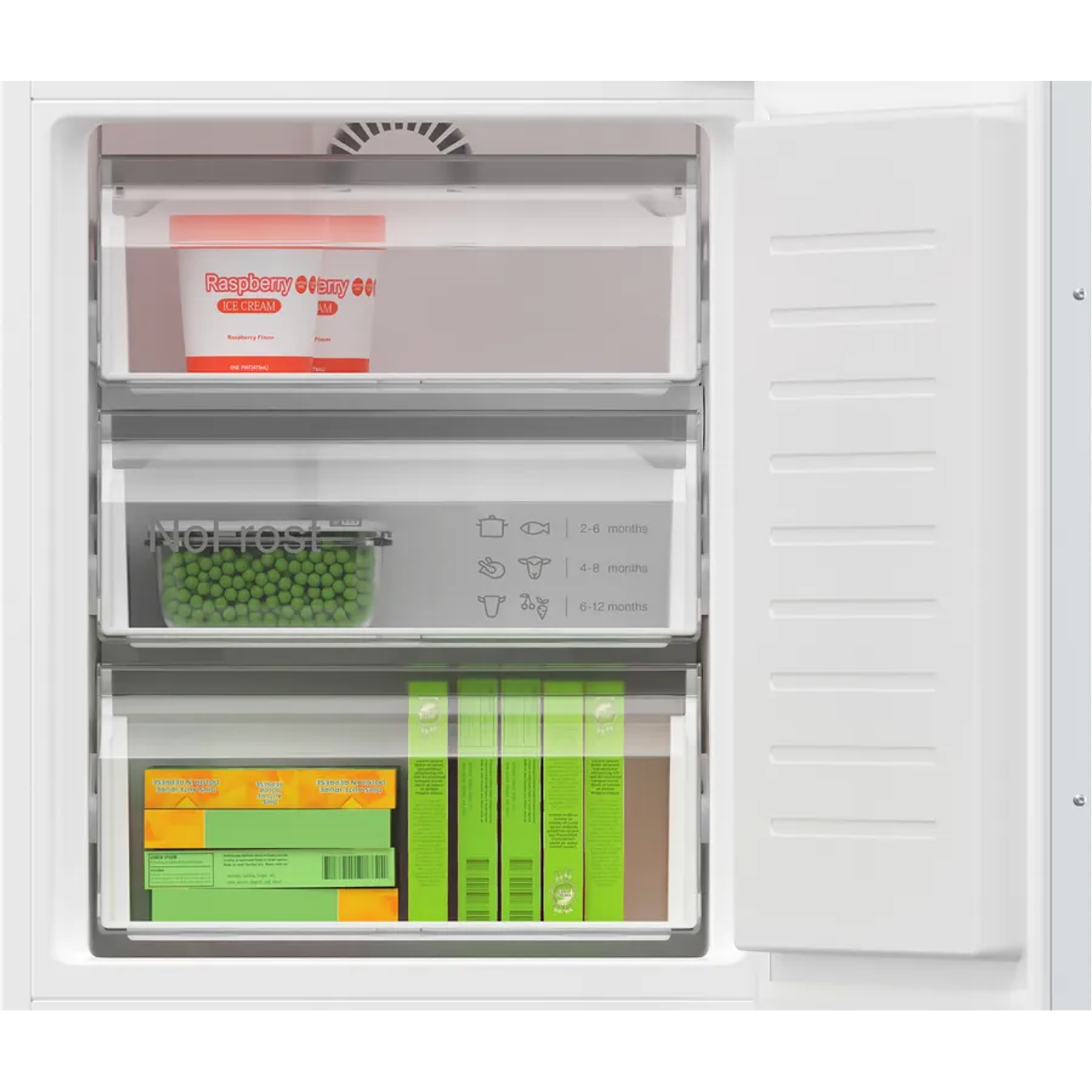 Serie 4 Frigorífico combi integrable 177.2 x 54.1 cm Puerta fija BOSCH 5