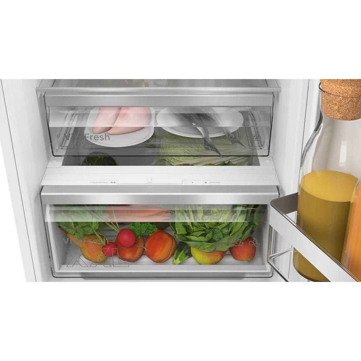 Serie 4 Frigorífico combi integrable 177.2 x 54.1 cm Puerta fija BOSCH 7