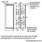 Serie 4 Frigorífico combi integrable 177.2 x 54.1 cm Puerta fija BOSCH - Miniatura 16