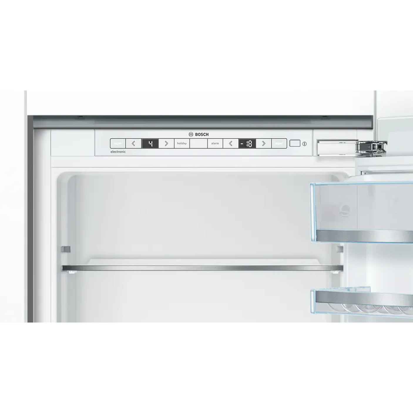 Serie 6 Frigorífico combi integrable 177.2 x 55.8 cm Puerta fija, Cajón Big Box BOSCH 5