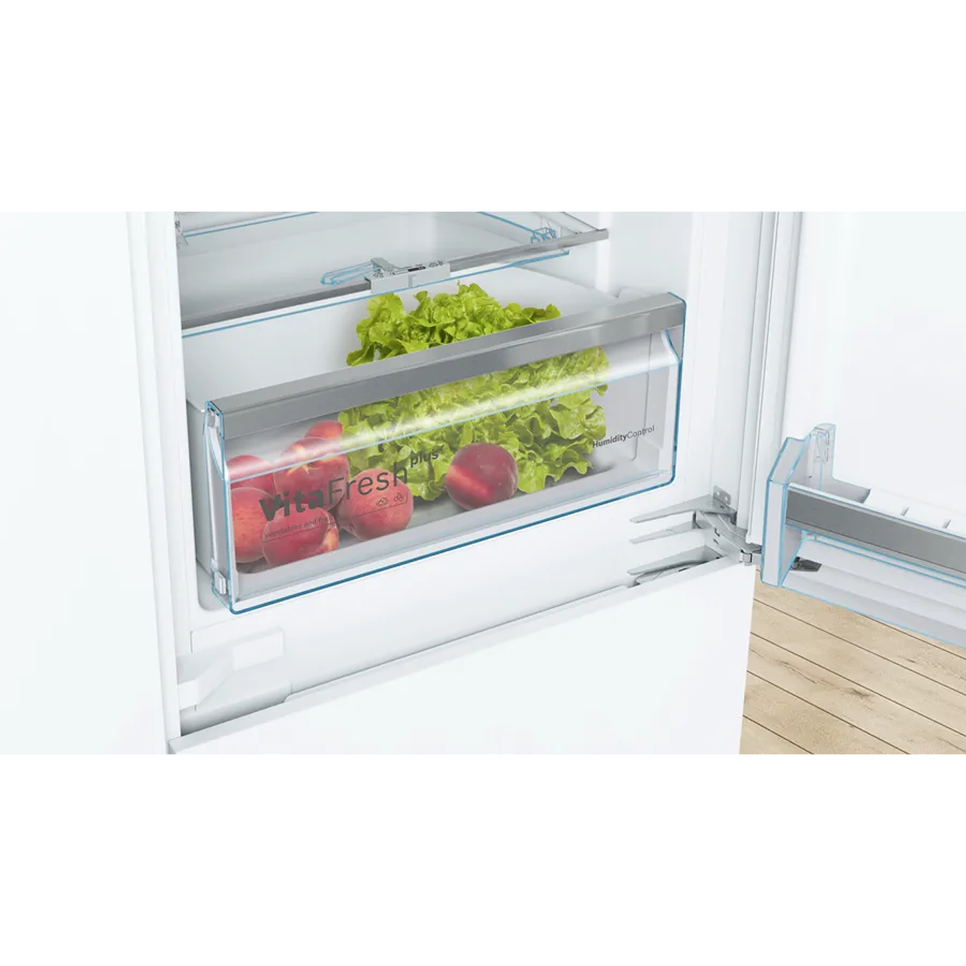 Serie 6 Frigorífico combi integrable 177.2 x 55.8 cm Puerta fija, Cajón Big Box BOSCH 8