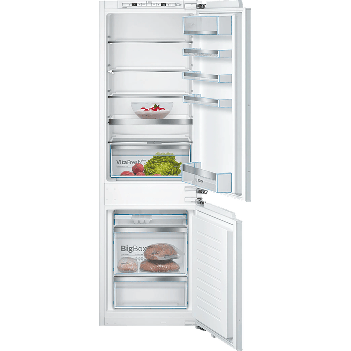 Serie 6 Frigorífico combi integrable 177.2 x 55.8 cm Puerta fija, Cajón Big Box BOSCH 1