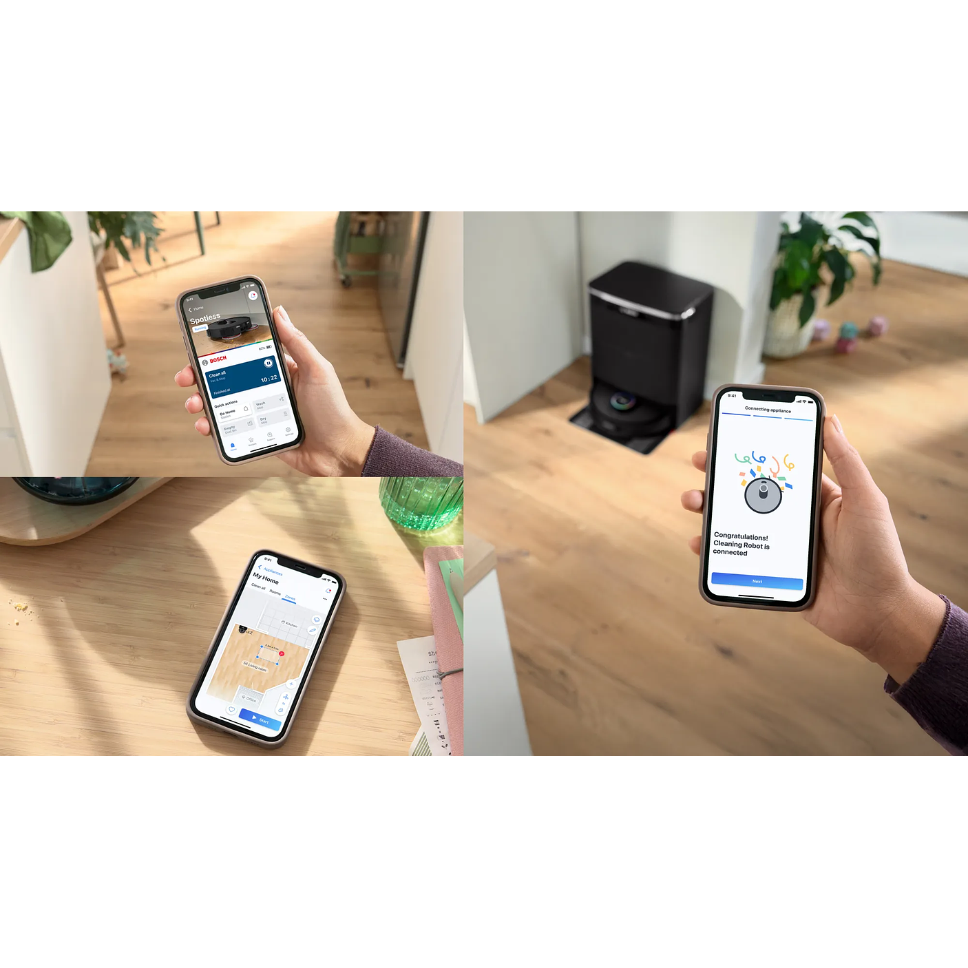 Robot aspirador Spotless Max Cam BOSCH 6