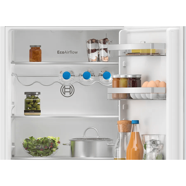 Serie 4 Frigorífico combi integrable 177.2 x 54.1 cm Puerta deslizante BOSCH 8