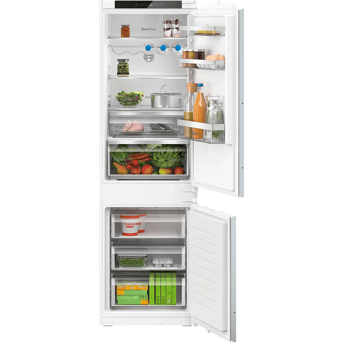 Serie 4 Frigorífico combi integrable 177.2 x 54.1 cm Puerta deslizante BOSCH 1