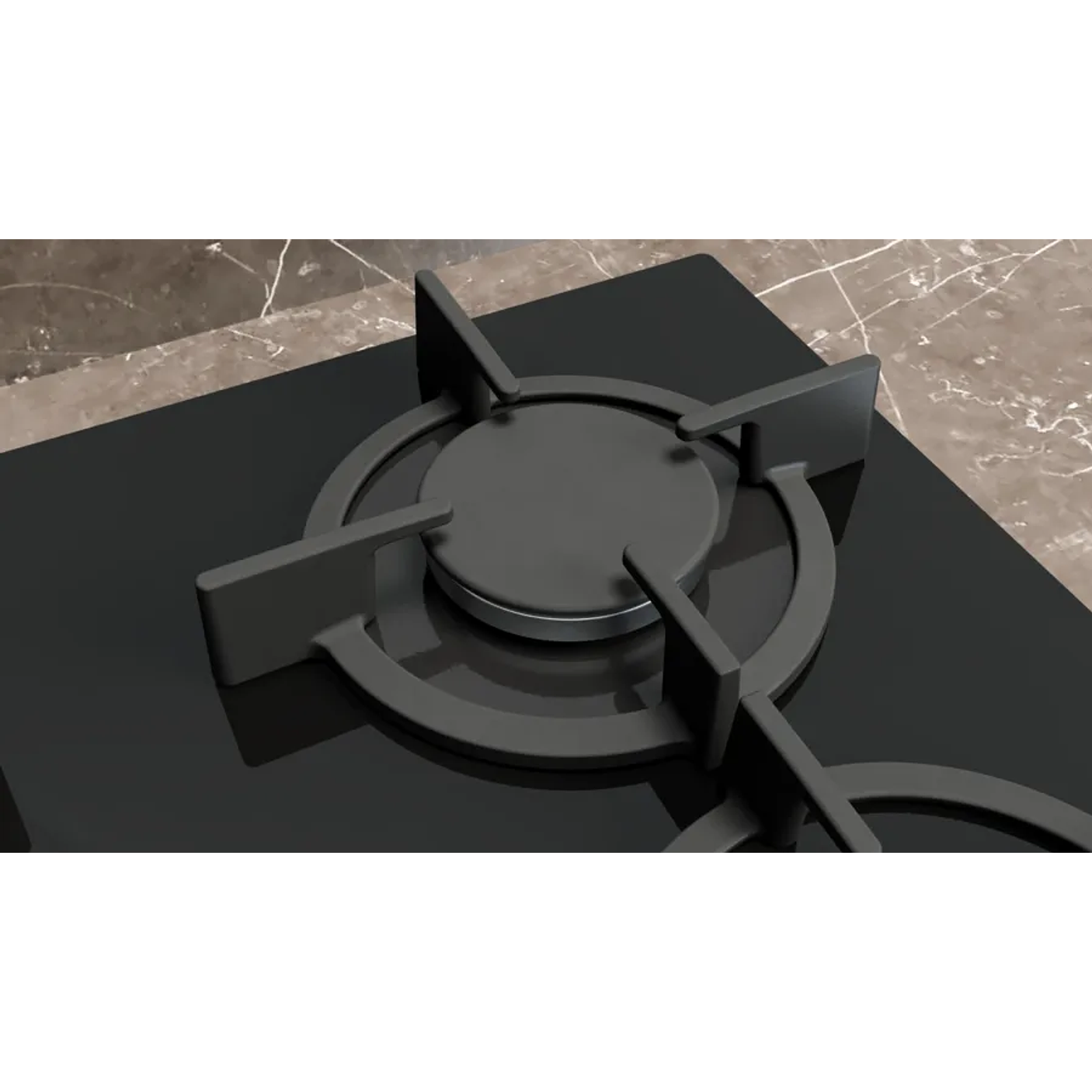 iQ500 SIEMENS Placa de gas 60 cm Vidrio templado, Negro 4