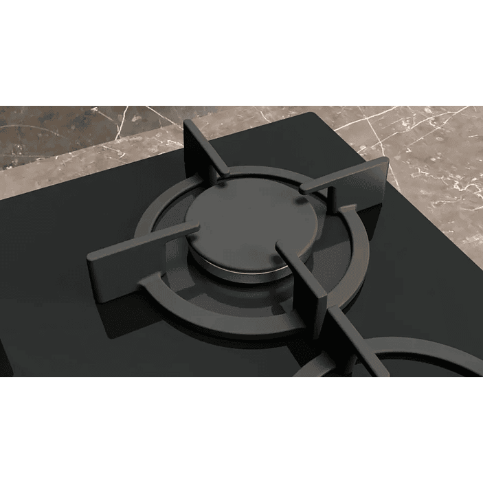 iQ500 SIEMENS Placa de gas 60 cm Vidrio templado, Negro 4