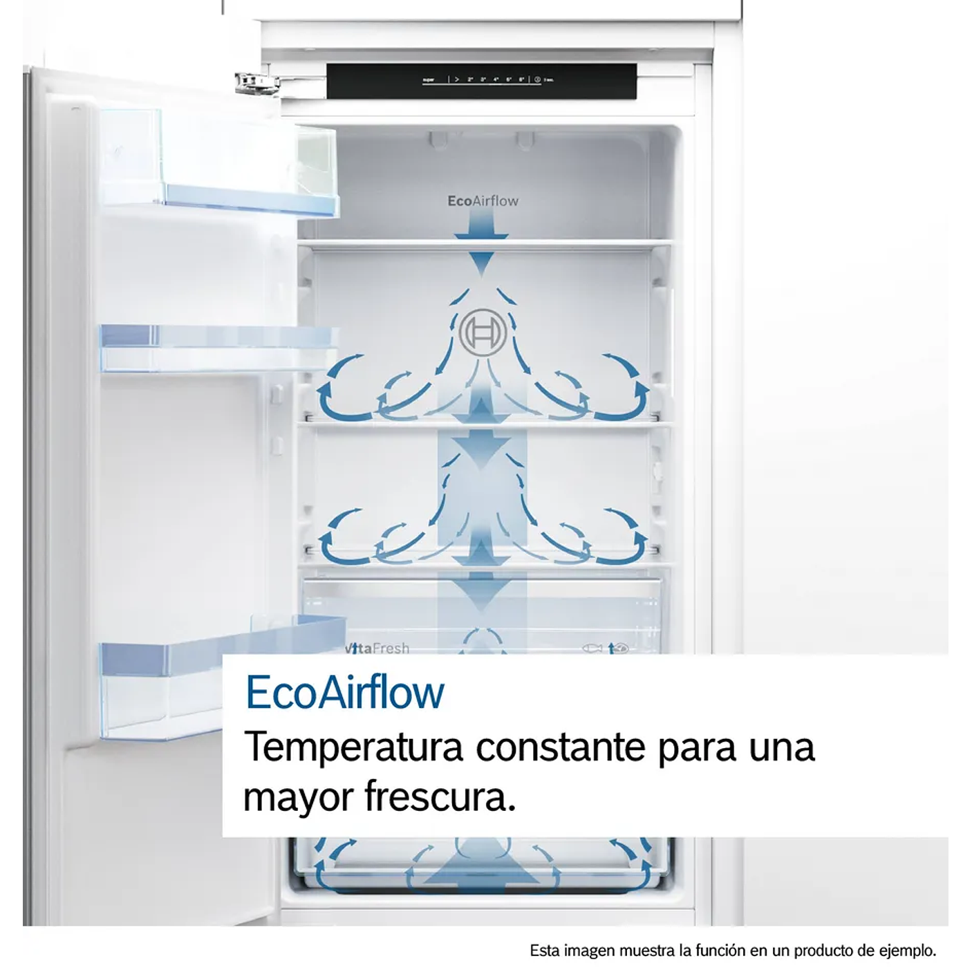 Serie 4 Frigorífico combi integrable 177.2 x 54.1 cm Puerta deslizante, LowFrost 8