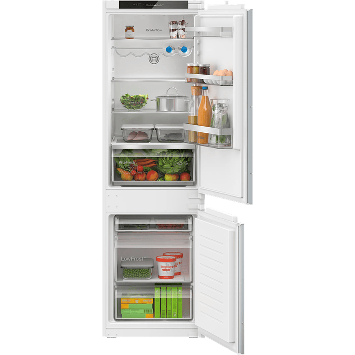 Serie 4 Frigorífico combi integrable 177.2 x 54.1 cm Puerta deslizante, LowFrost 1