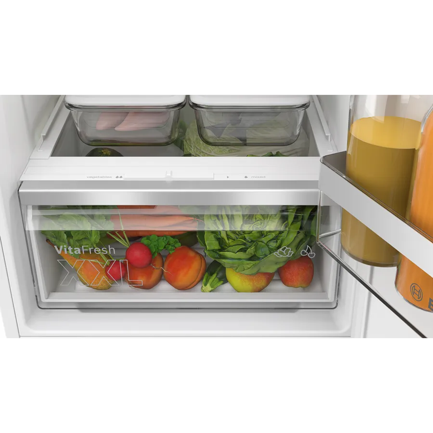 Serie 4 Frigorífico combi integrable 177.2 x 54.1 cm Puerta deslizante, LowFrost 6