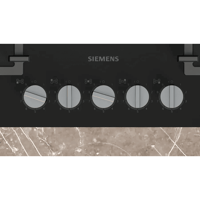 iQ500 SIEMENS Placa de gas 75 cm Vidrio templado, Negro 3