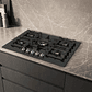 iQ500 SIEMENS Placa de gas 75 cm Vidrio templado, Negro - Miniatura 2