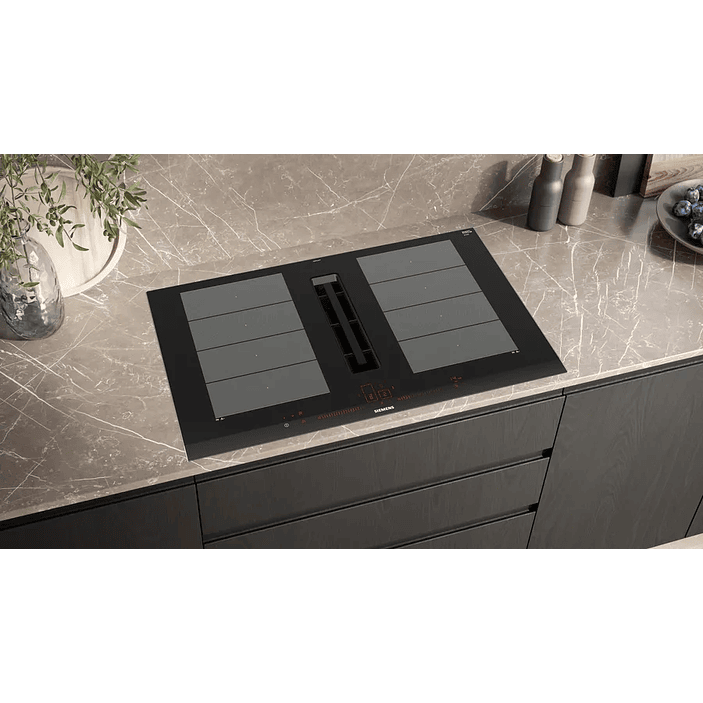 iQ700 SIEMENS Placa de inducción con extractor integrado 80 cm con perfiles 3