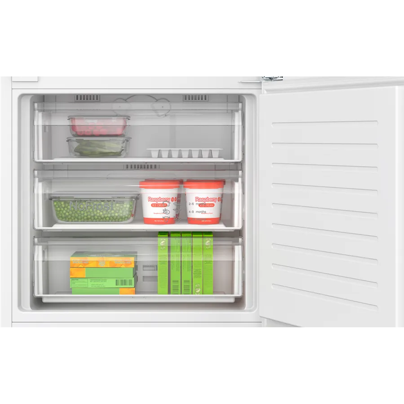 Serie 4 Frigorífico combi integrable 193.5 x 70.8 cm Puerta fija 3