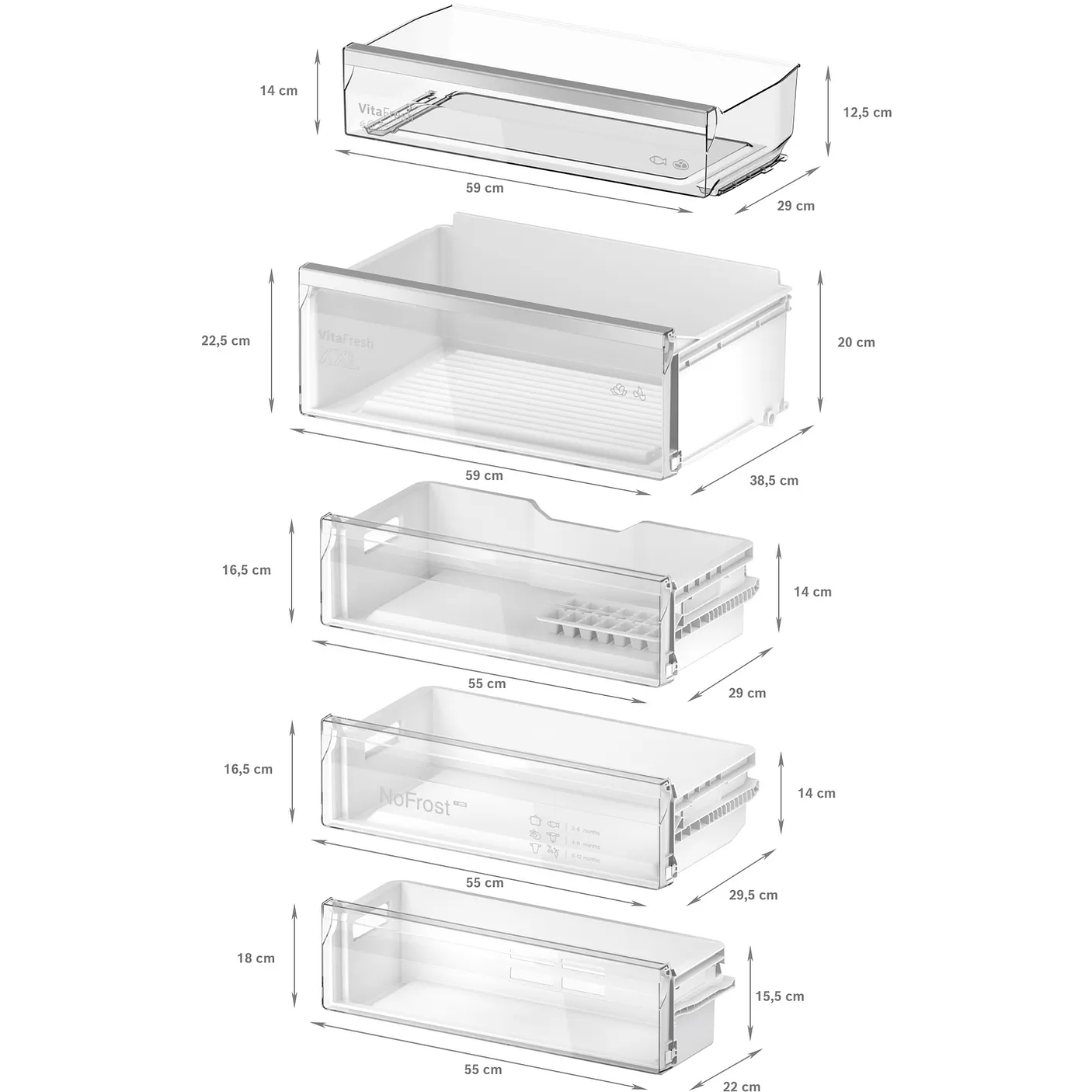Serie 4 Frigorífico combi integrable 193.5 x 70.8 cm Puerta fija 17