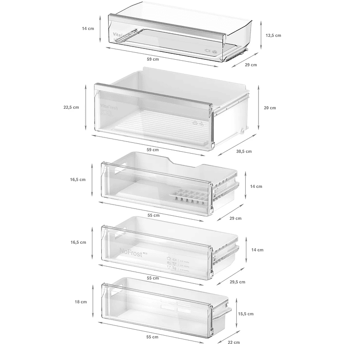 Serie 4 Frigorífico combi integrable 193.5 x 70.8 cm Puerta fija 17
